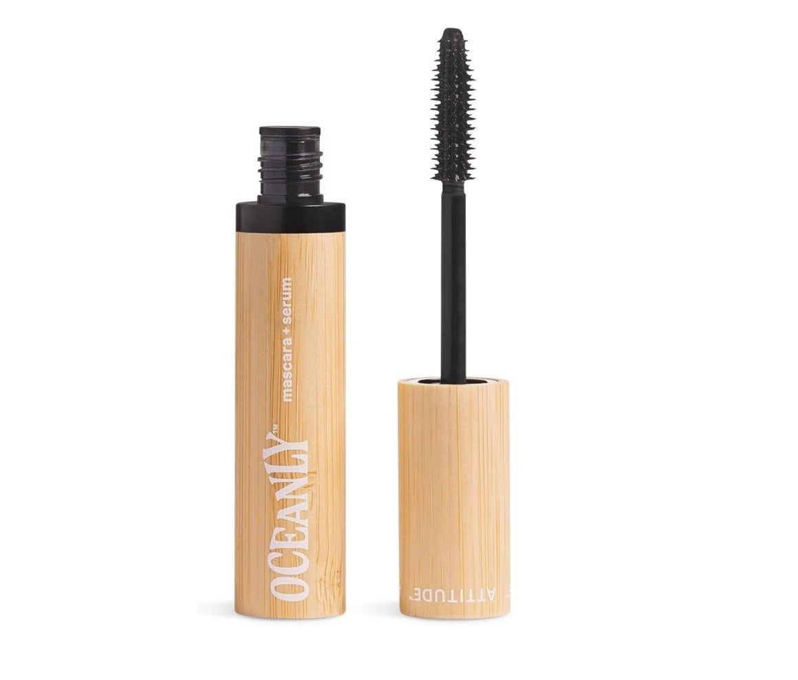 Revitalizing Black Mascara with Serum - Volumizing Eye Makeup 7g