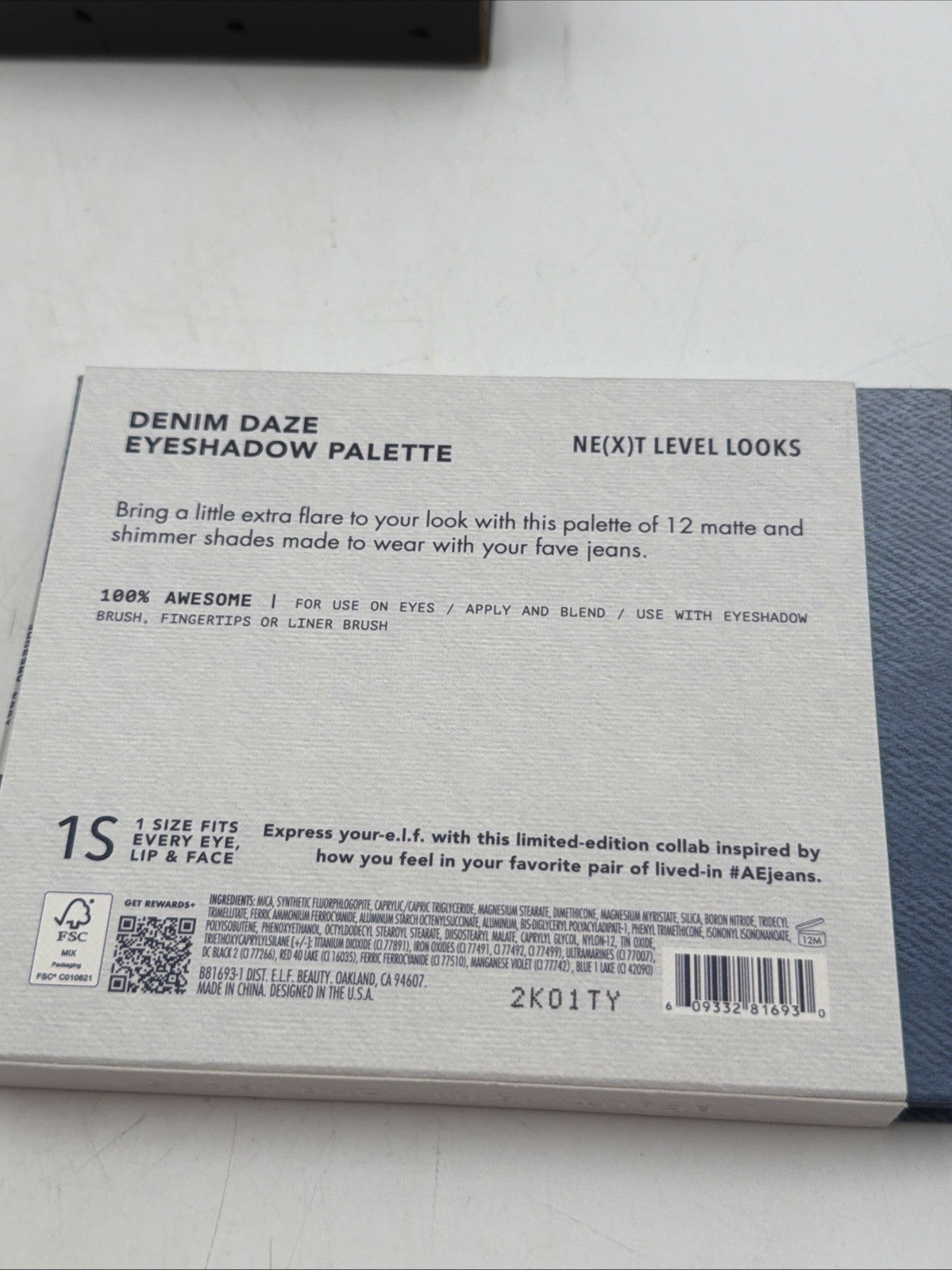 Eyeshadow Palette with 12 Shades - Denim Daze Makeup for Eye Looks