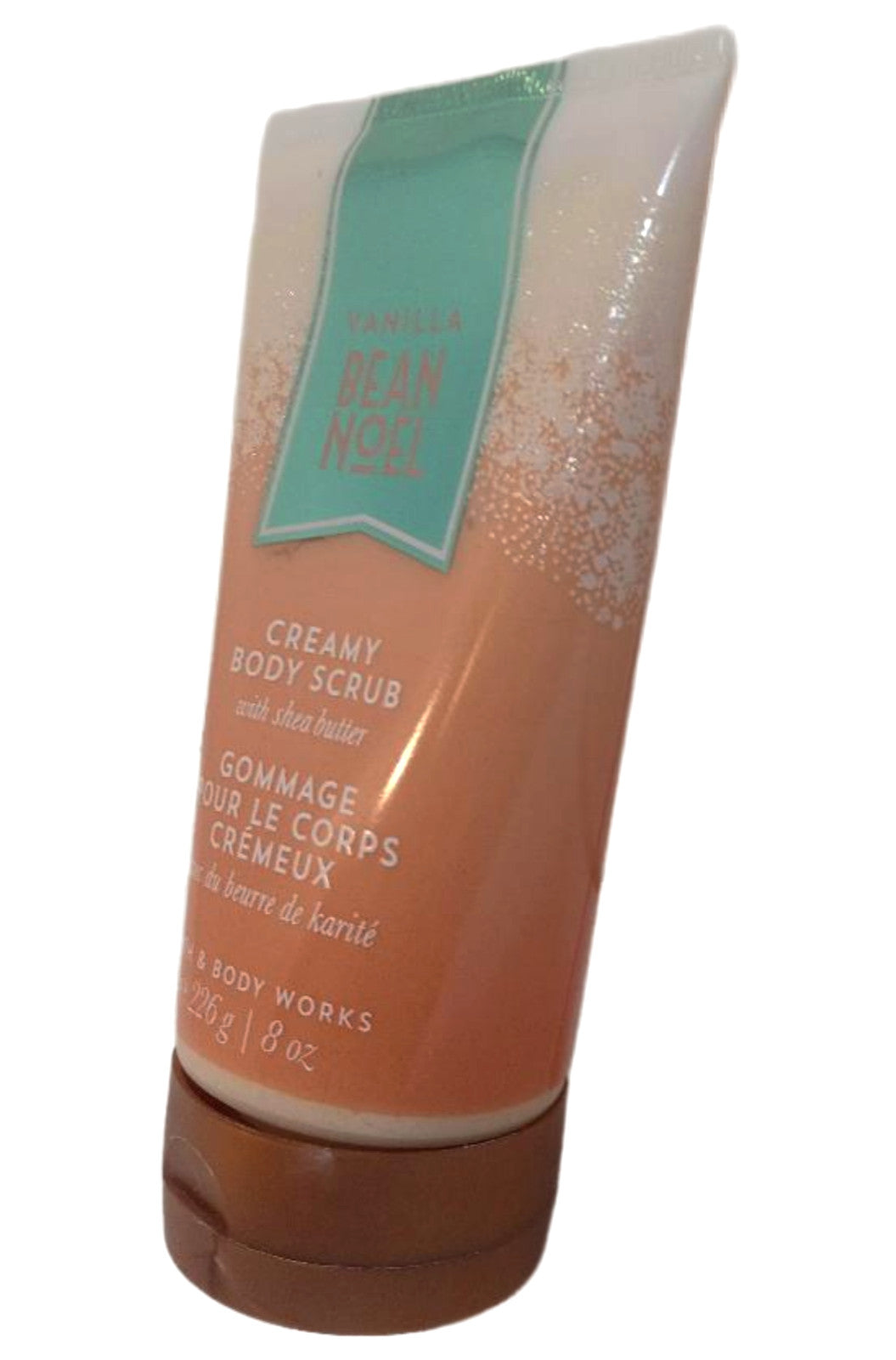 Bath And Body Works Creamy Scrub Vanilla Bean Noel Exfoliating 8 OZ