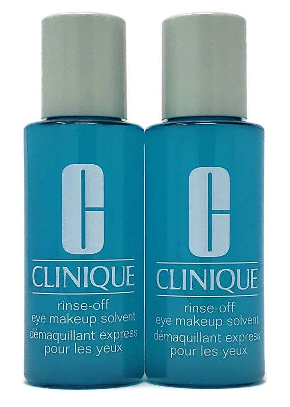 Travel Size Eye Makeup Remover - Clinique Rinse-Off, 2 x 60ml/2oz