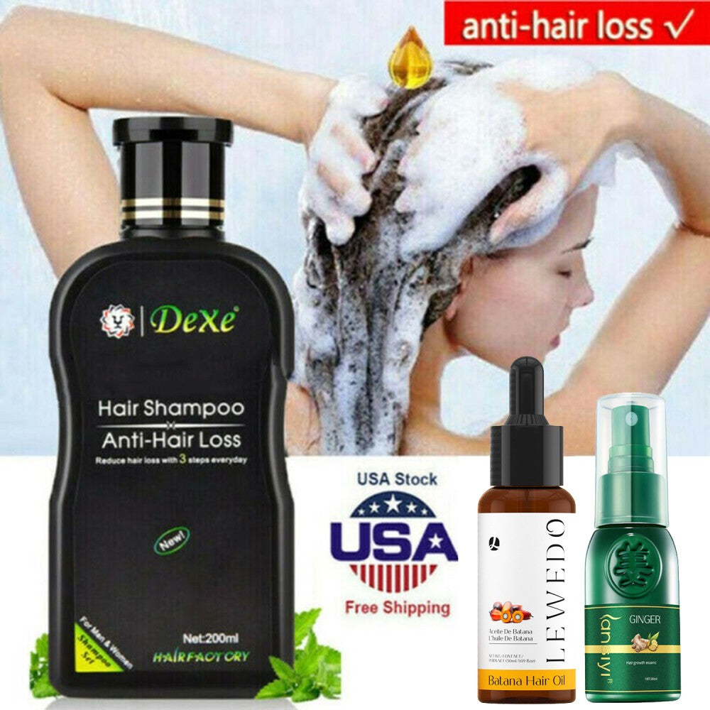 Herbal Hair Growth Shampoo Anti-Hair Loss Treatment