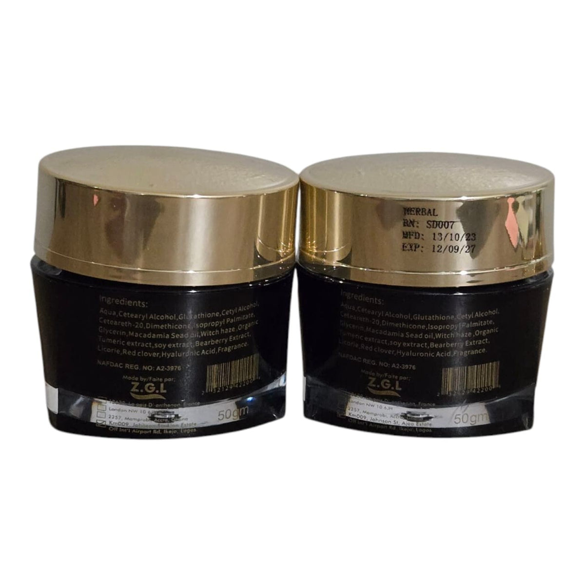 Gluta Glow Brightening Face Cream Set - Ultra Radiance Skin Care for Face