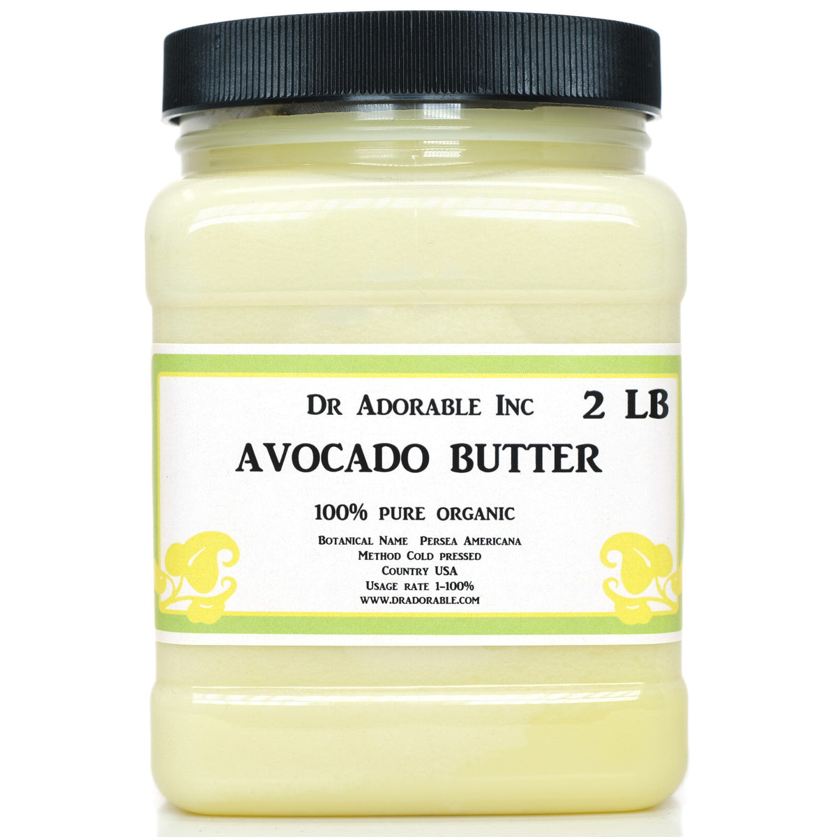 Organic Avocado Butter - Cold Pressed, Pure
