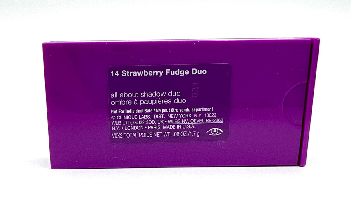 Eye Shadow Duo - 14 Strawberry Fudge All About Shadow by Clinique 1.7g