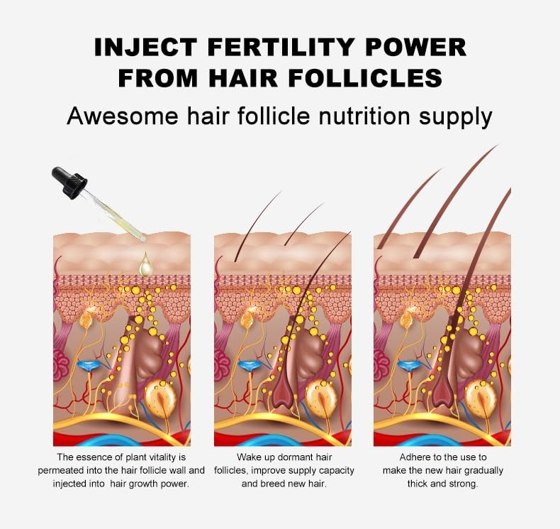 Ginger Hair Growth Oil Treatment - Anti Hair Loss Serum