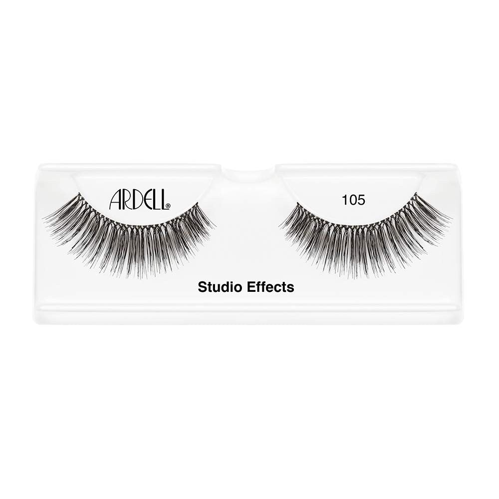 False Eyelashes 105 - Layered Voluminous Dramatic Lash, Black - Pack of 1