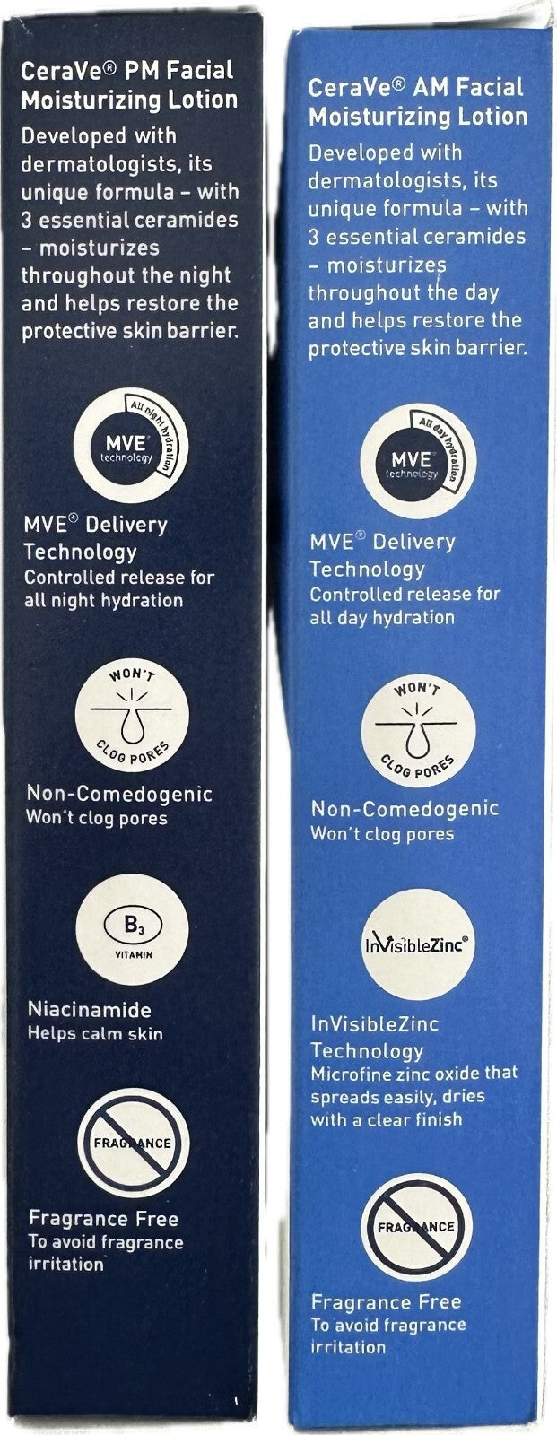 Facial Moisturizing Lotion AM/PM Dual Pack 3 FL OZ Each