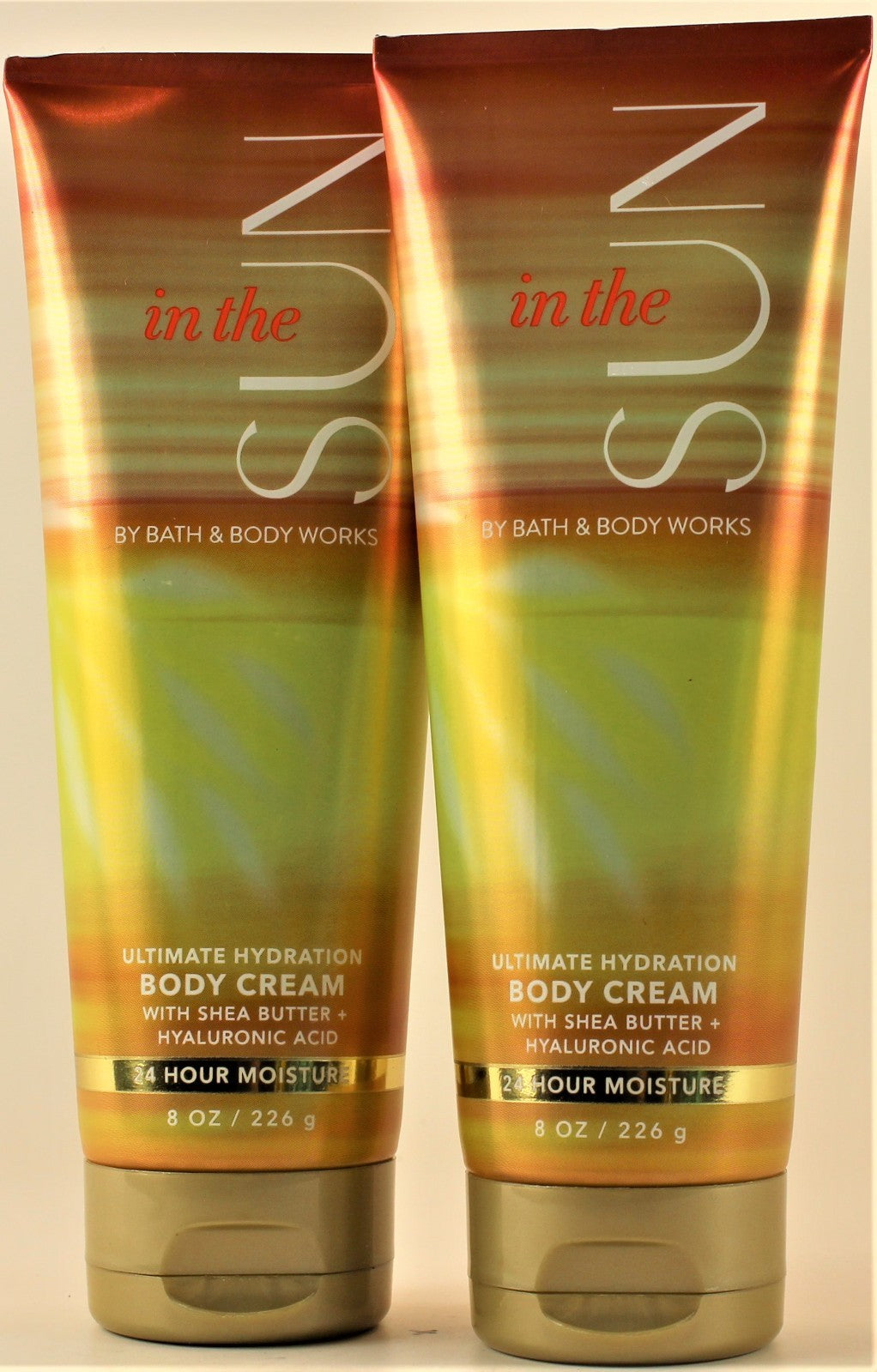 In The Sun Body Cream Lotion Moisturizer 8oz (Qty 2)