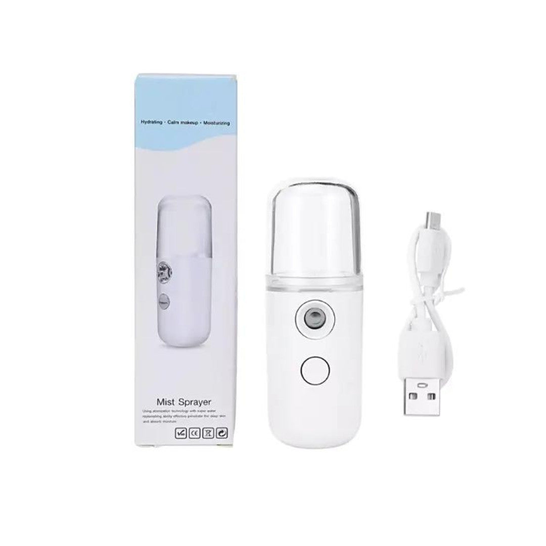 Portable Nano Facial Mist Sprayer 30ml USB Rechargeable Humidifier