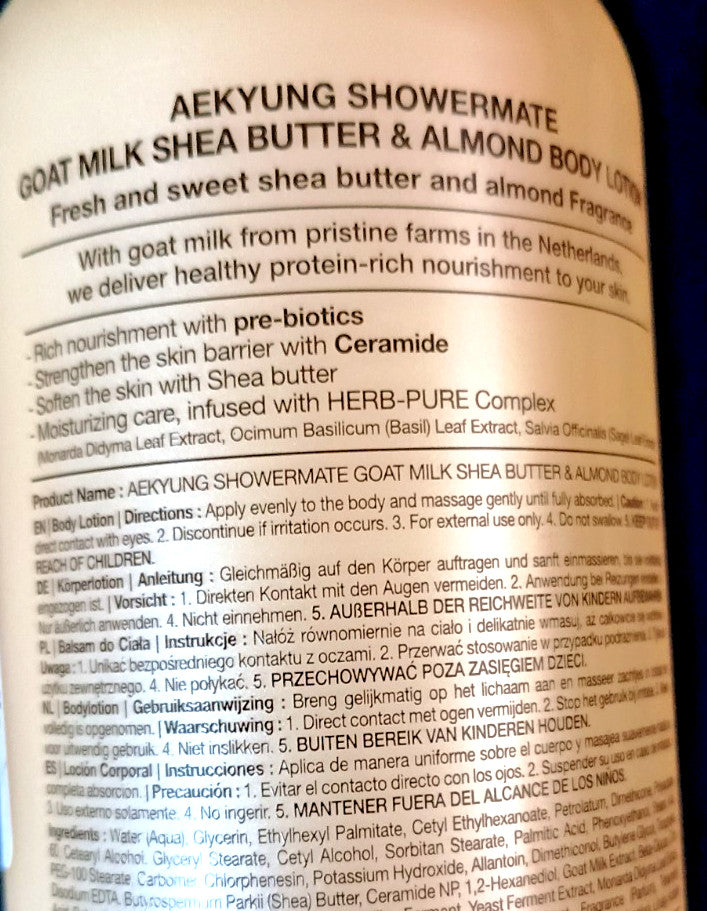 Goat Milk Shea Butter Almond Body Lotion 13.5 oz - 2 Pack