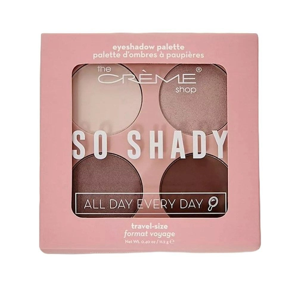 Crème Shop So Shady Eyeshadow Palette - 4 Neutral Glam Shades