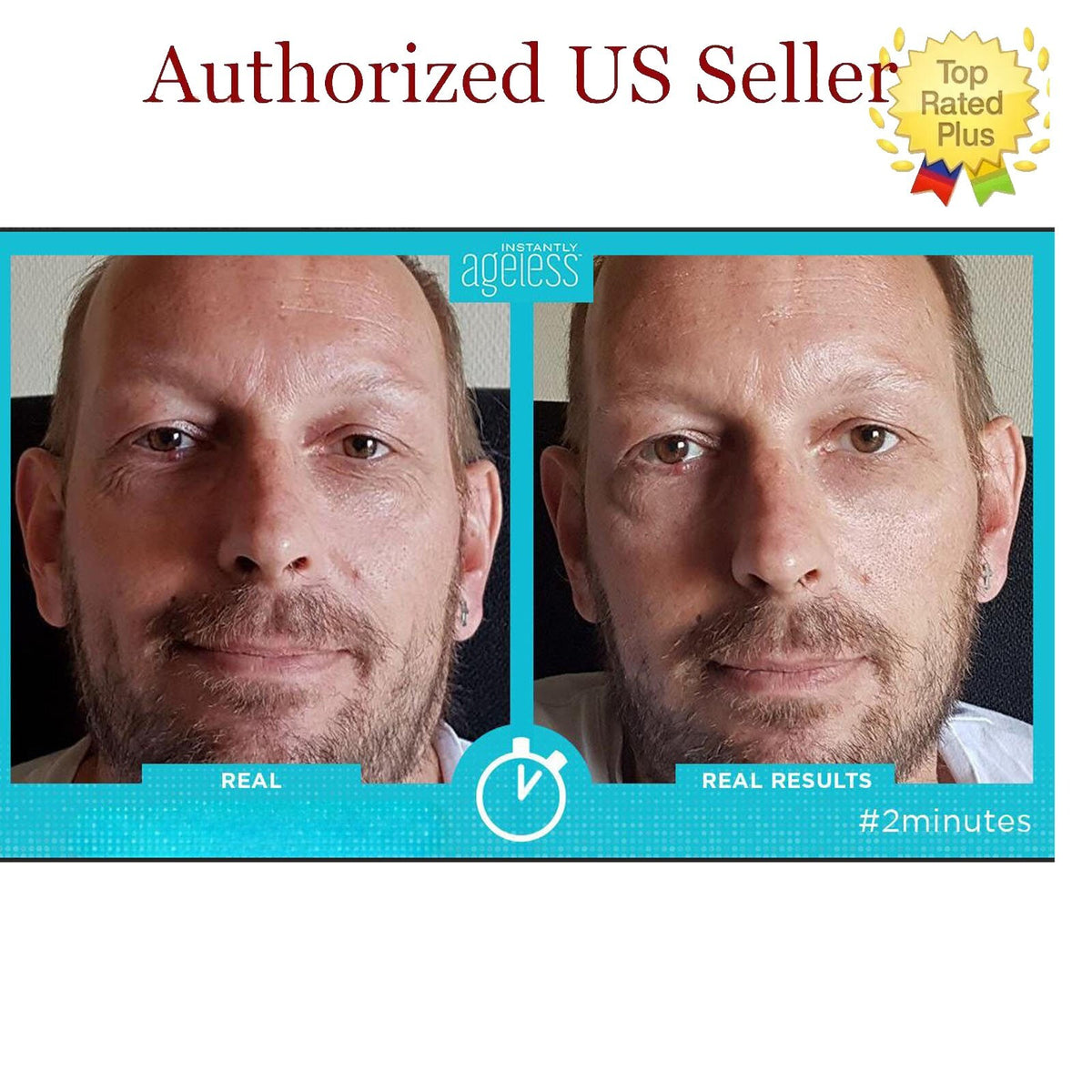 Instantly Ageless Wrinkle Remover Vials - Facelift & Anti-Aging Cream Set