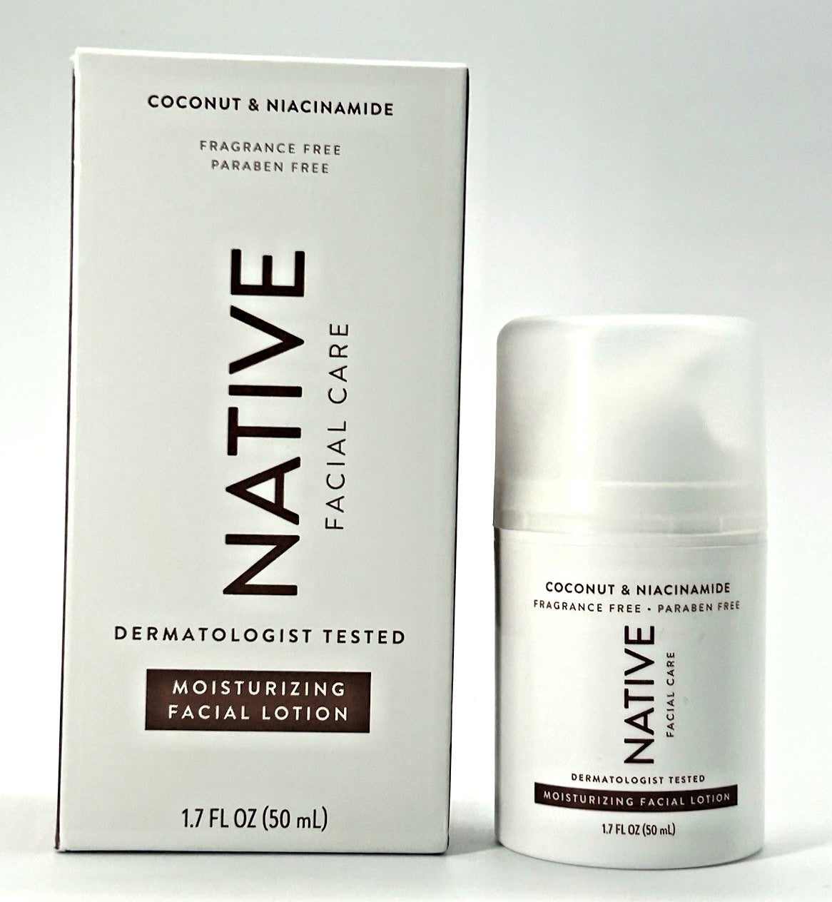 Coconut & Niacinamide Facial Moisturizer Lotion 1.7 oz