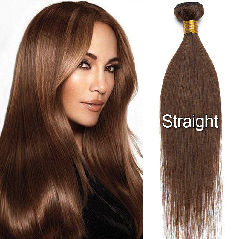 Virgin Human Hair Extensions Bundles - Straight Wavy Weave & Weft Options