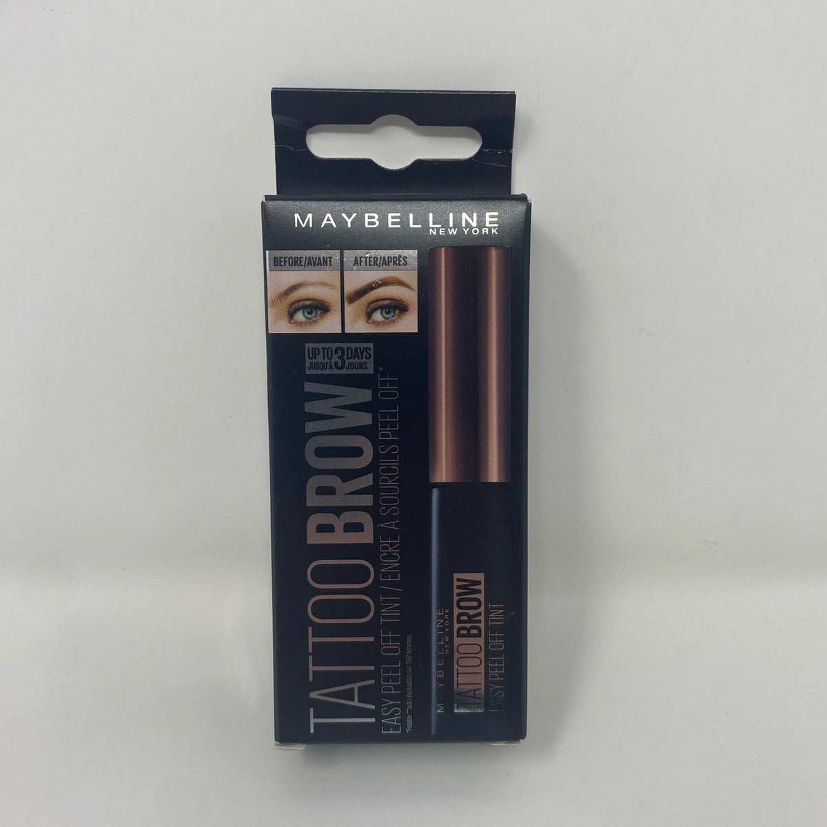 Peel-Off Eyebrow Tint Dark Brown - Long-Lasting Brow Color 4.6g