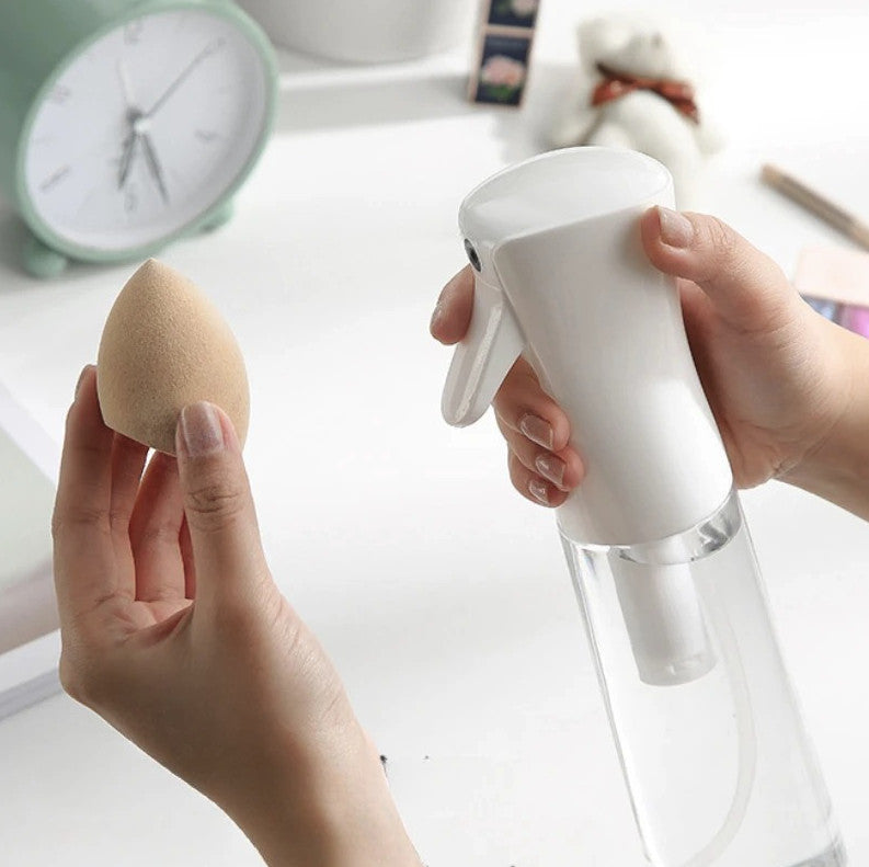 High Pressure Continuous Mist Spray Bottle for Hair & Makeup Refills