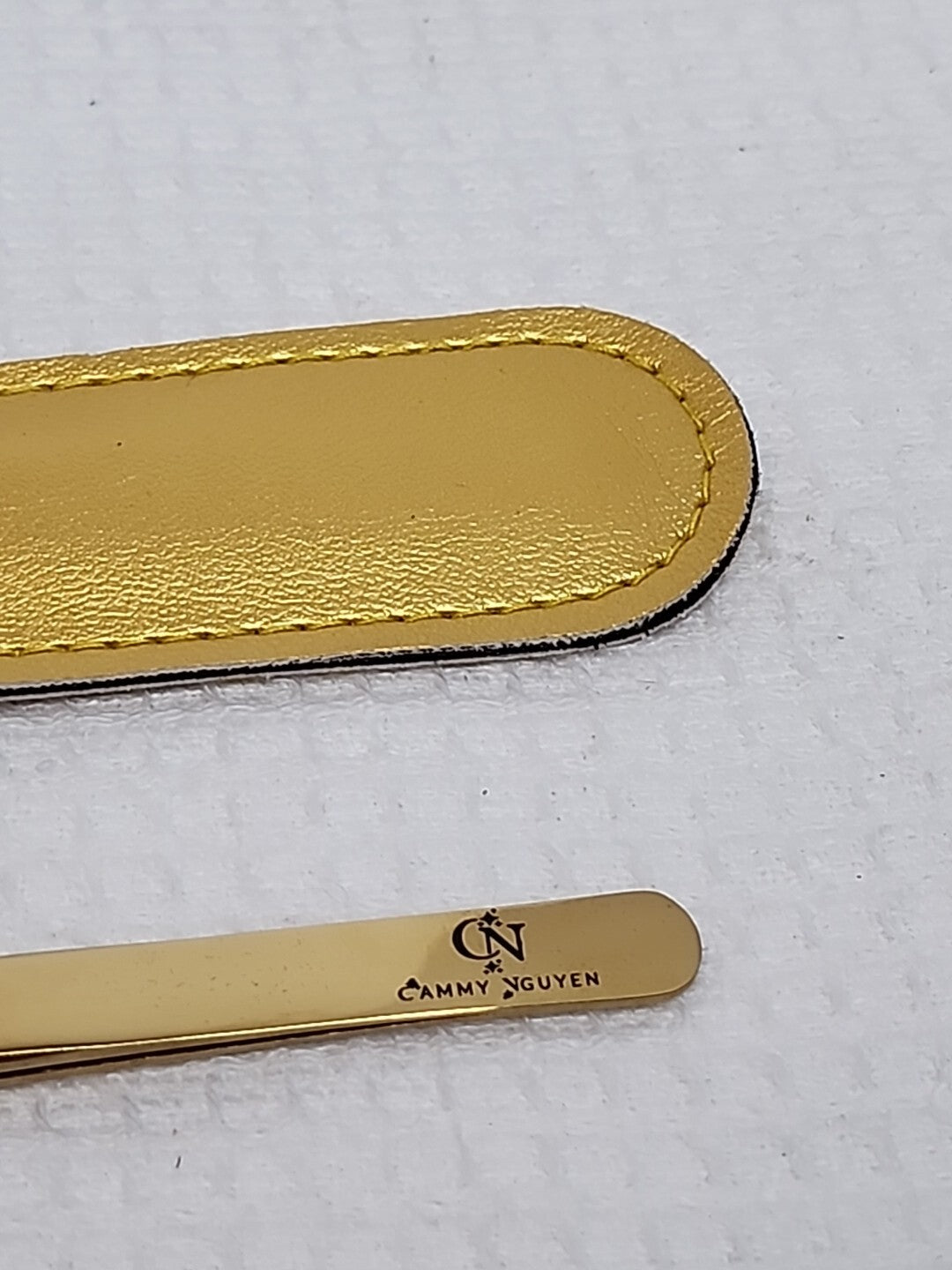 Gold Eyelash and Brow Tweezers - Professional Volume Precision Tool