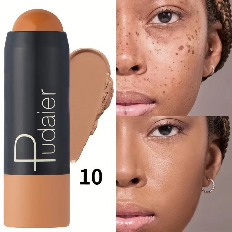 Waterproof 2 in 1 Foundation and Concealer Stick Long Wear Full Coverage Makeup