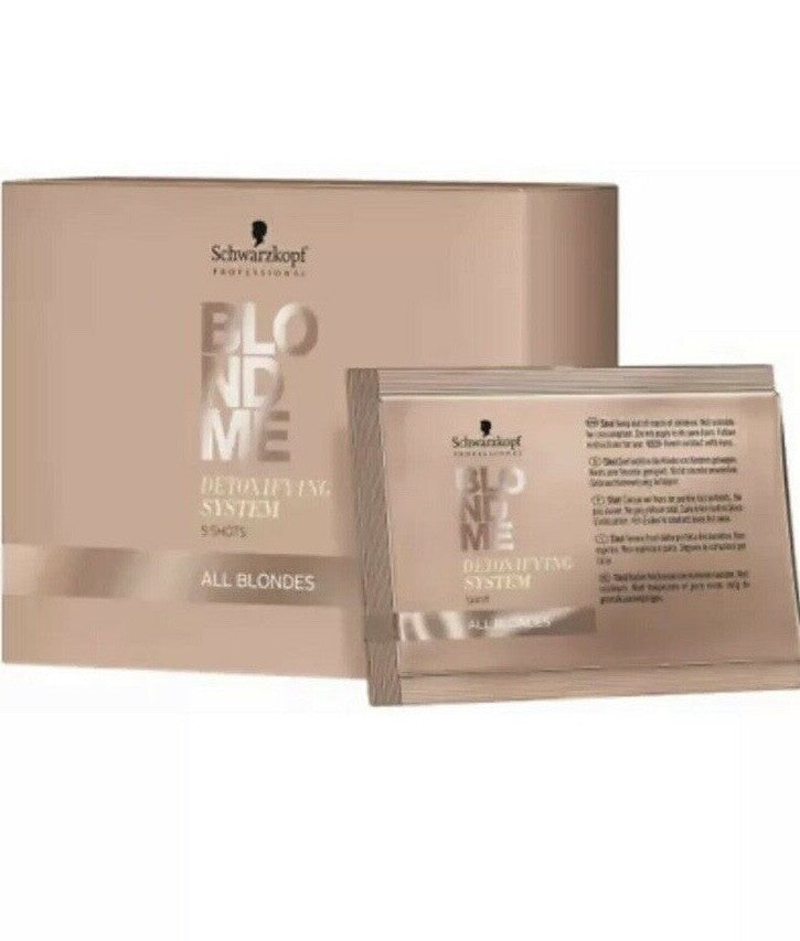 Schwarzkopf BlondMe Detox Shot 5-Pack Hair Detox & Clarifying Treatment