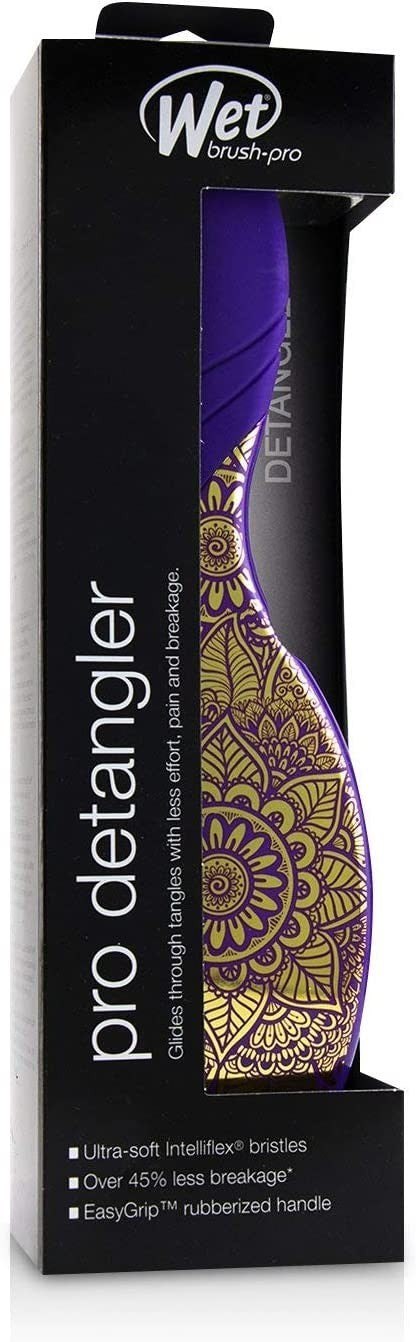Wet Detangler Hair Brush - Heavenly Henna Mehndi - Multiple Colors