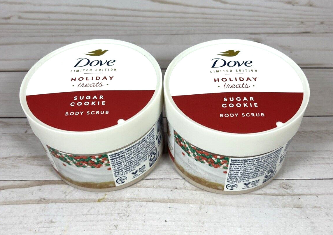 Dove Limited Edition Holiday Treats SUGAR COOKIE Body Scrub 10.5oz (2