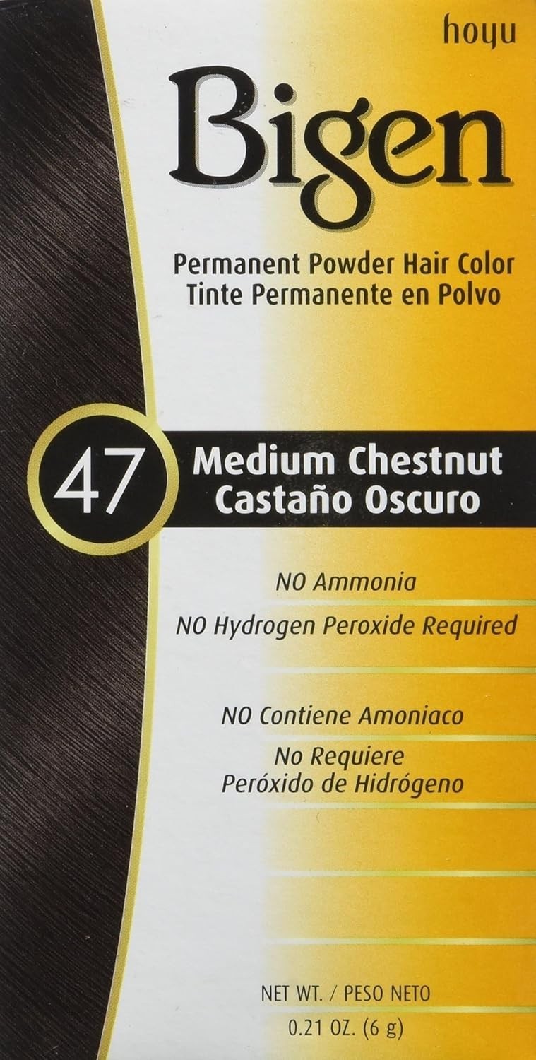 Permanent Powder Hair Color - Medium Chestnut, 0.21 oz