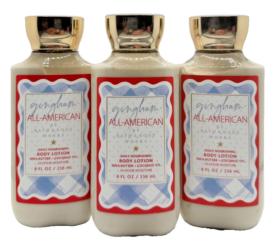Body Lotion with Shea Butter & Coconut Oil - Set of 3, 8 oz