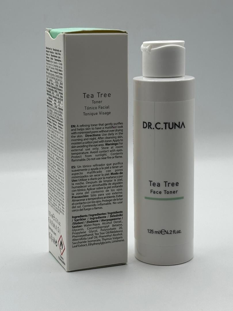 Tea Tree Face Toner for Acne-Prone Skin - 125ml Purifying & Mattifying