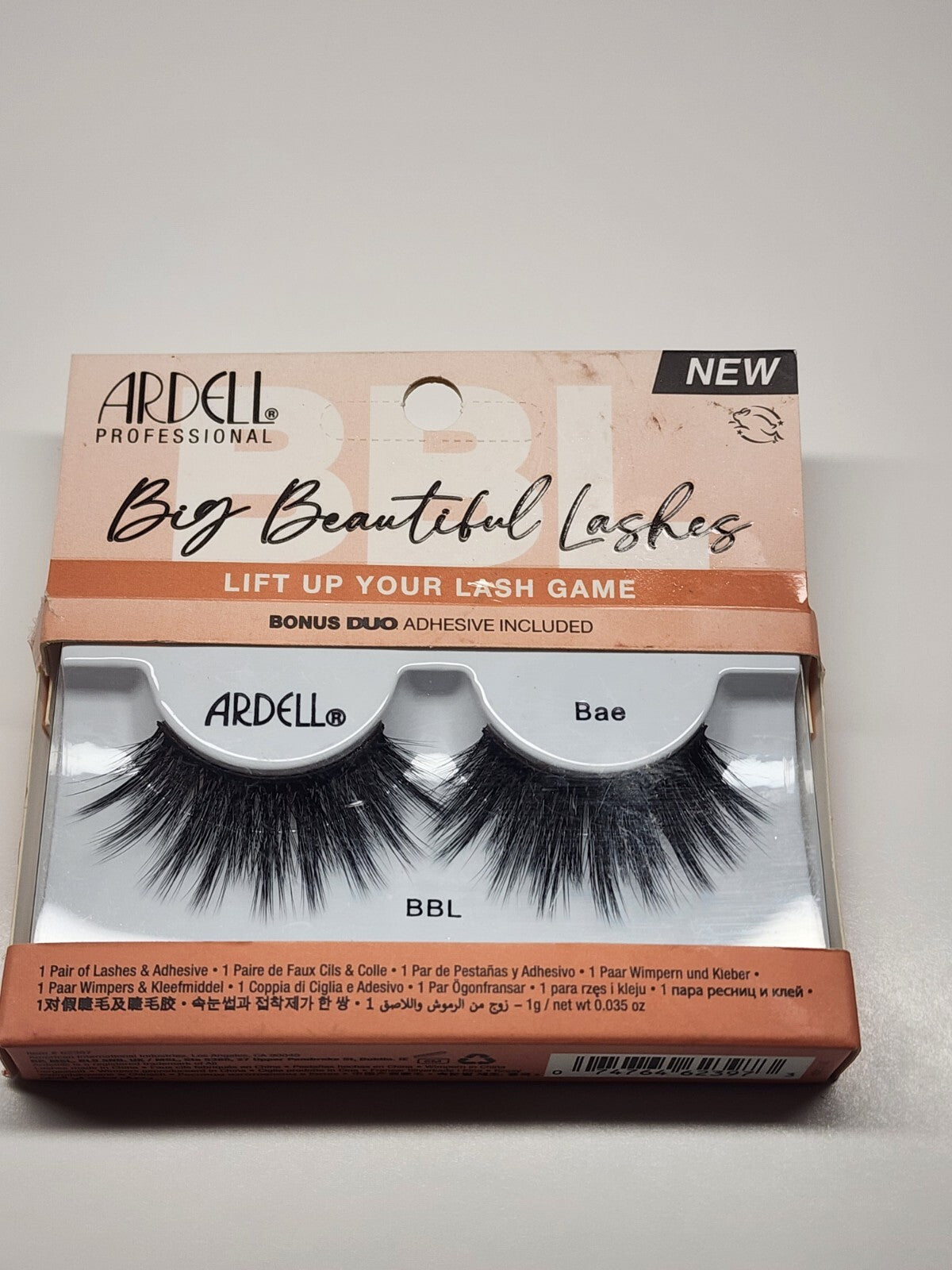 False Eyelash Set with Bonus Adhesive - Big Beautiful Thicc Lashes