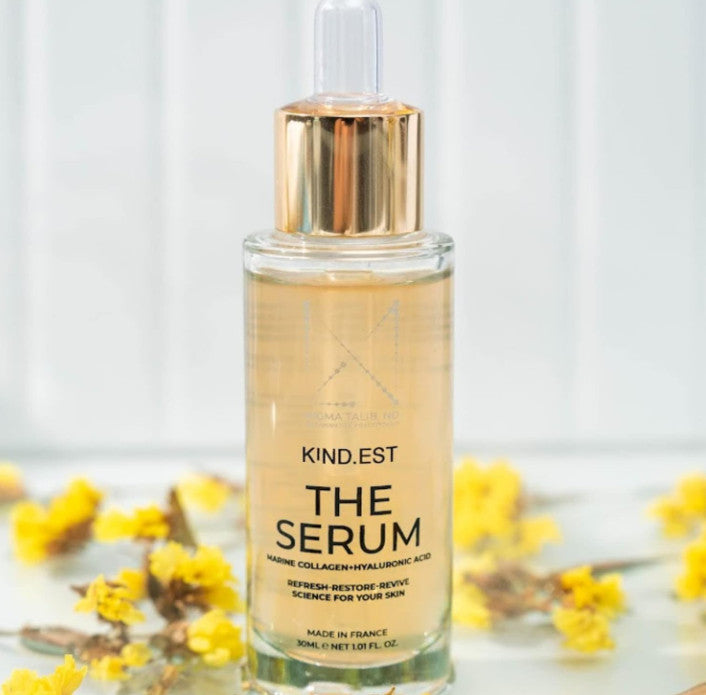 Anti-Aging Skin Serum with Hyaluronic Acid & Marine Collagen - 1oz