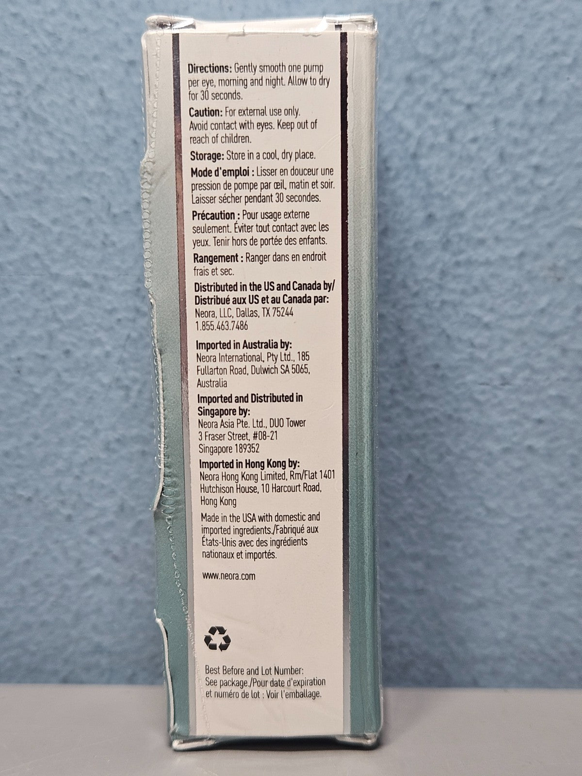 Neora Age IQ Eye Serum - Anti-Aging Eye Cream for Wrinkles & Dark Circles 0.3 fl oz