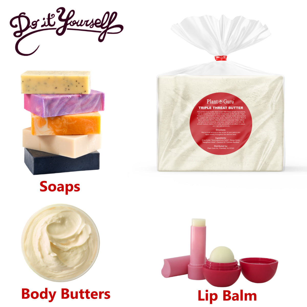 Triple Threat Butter - Shea, Mango & Coconut Oil Blend