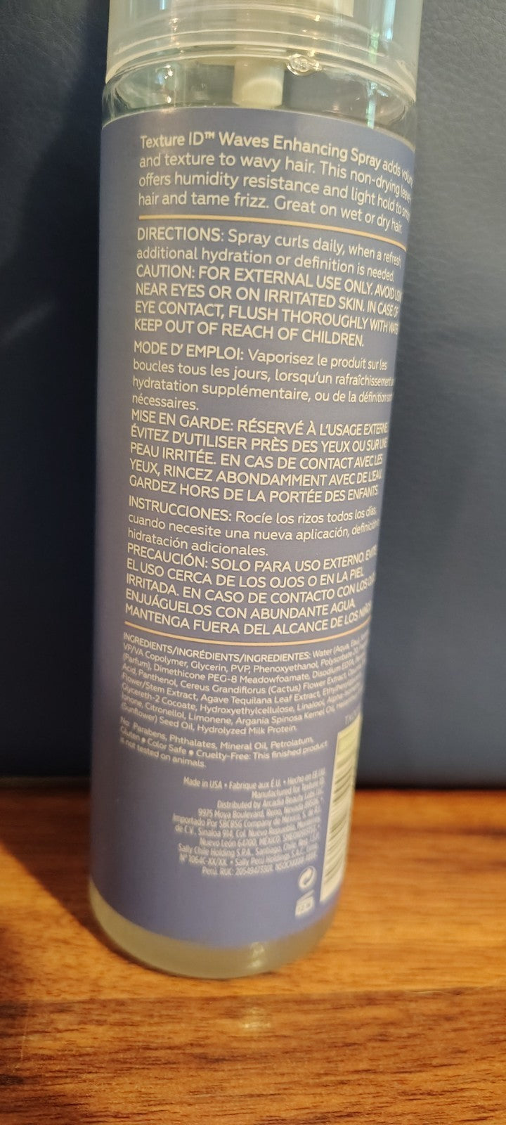 Texture ID Waves Enhancing Hair Spray with Cactus Flower – 8.45 Fl Oz, Pack of 2