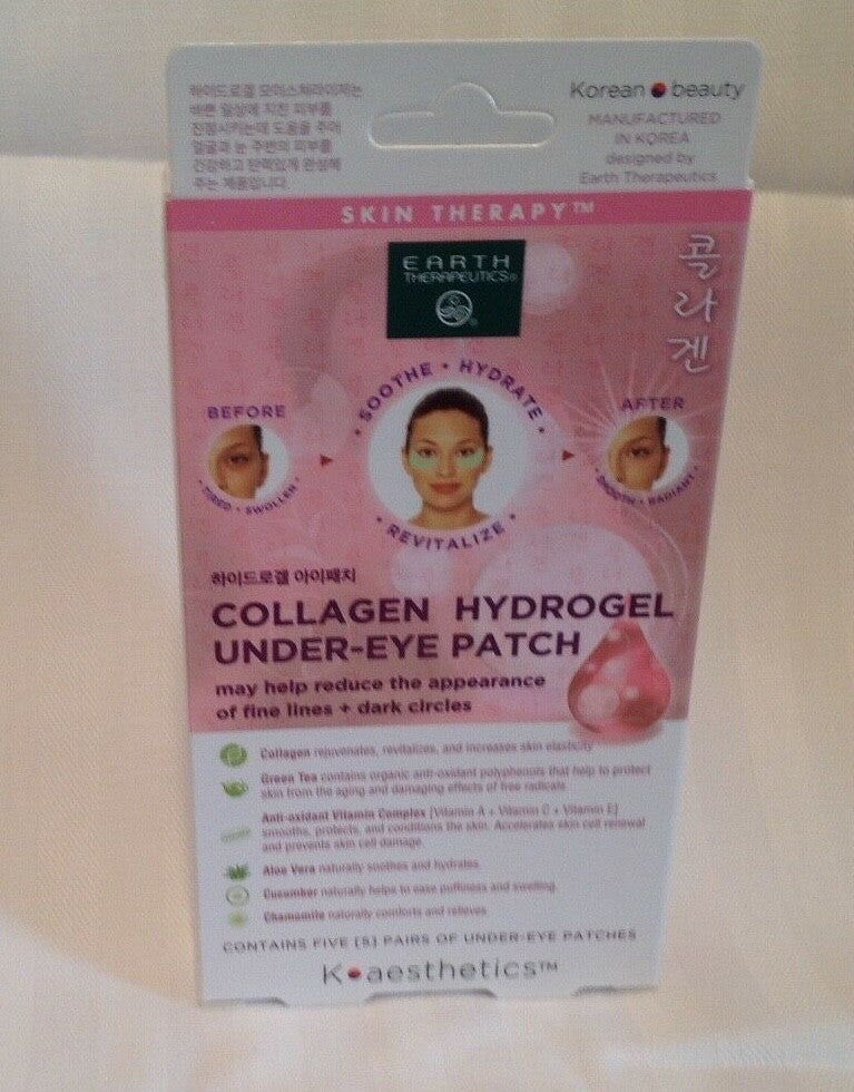 Hydrogel Collagen Under Eye Patches for Puffiness & Dark Circles - Pack of 5 Pairs