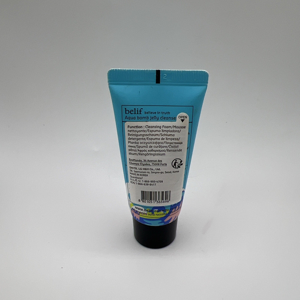 Travel Size Aqua Bomb Jelly Cleanser - Hydrating Facial Cleanser 1oz