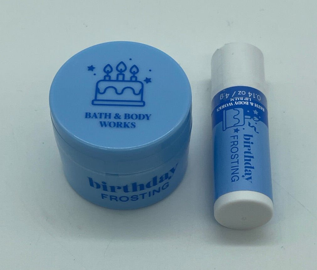 Lip Mask & Lip Balm Set - Birthday Frosting Nourishing Lip Care Duo