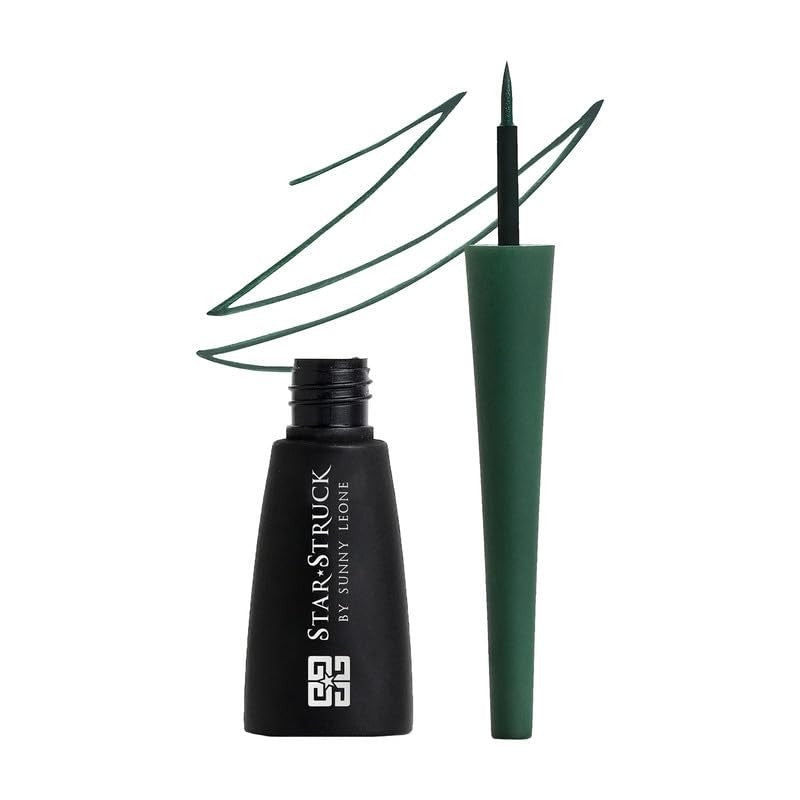 Liquid Eyeliner Evergreen - Smudge-Proof 24-Hour Eye Makeup