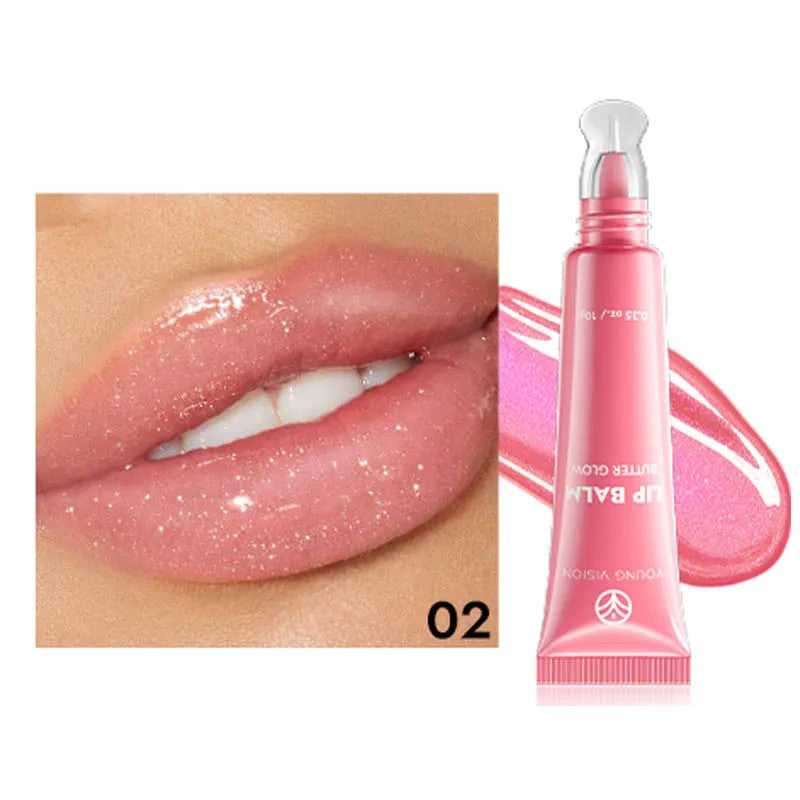 Shimmering Hydrating Lip Gloss Set for Layering & Makeup - 6 Colors