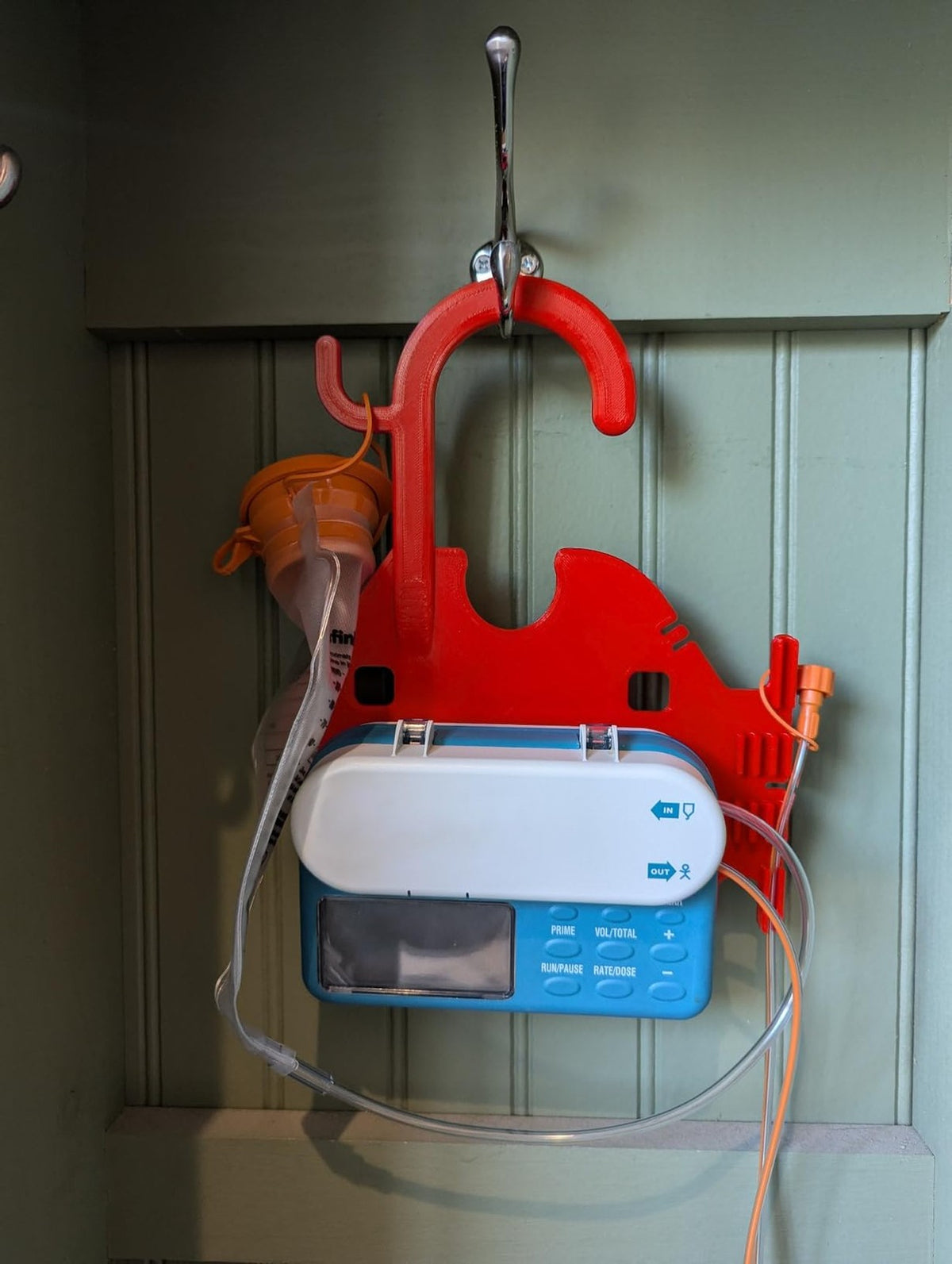 Pump Caddy for Infinity Pump - Pink, Organizer & Secure Hold