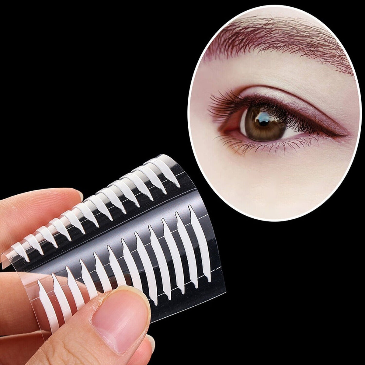 Invisible Double Eyelid Tape Strips - 500 Pcs, Waterproof & Breathable