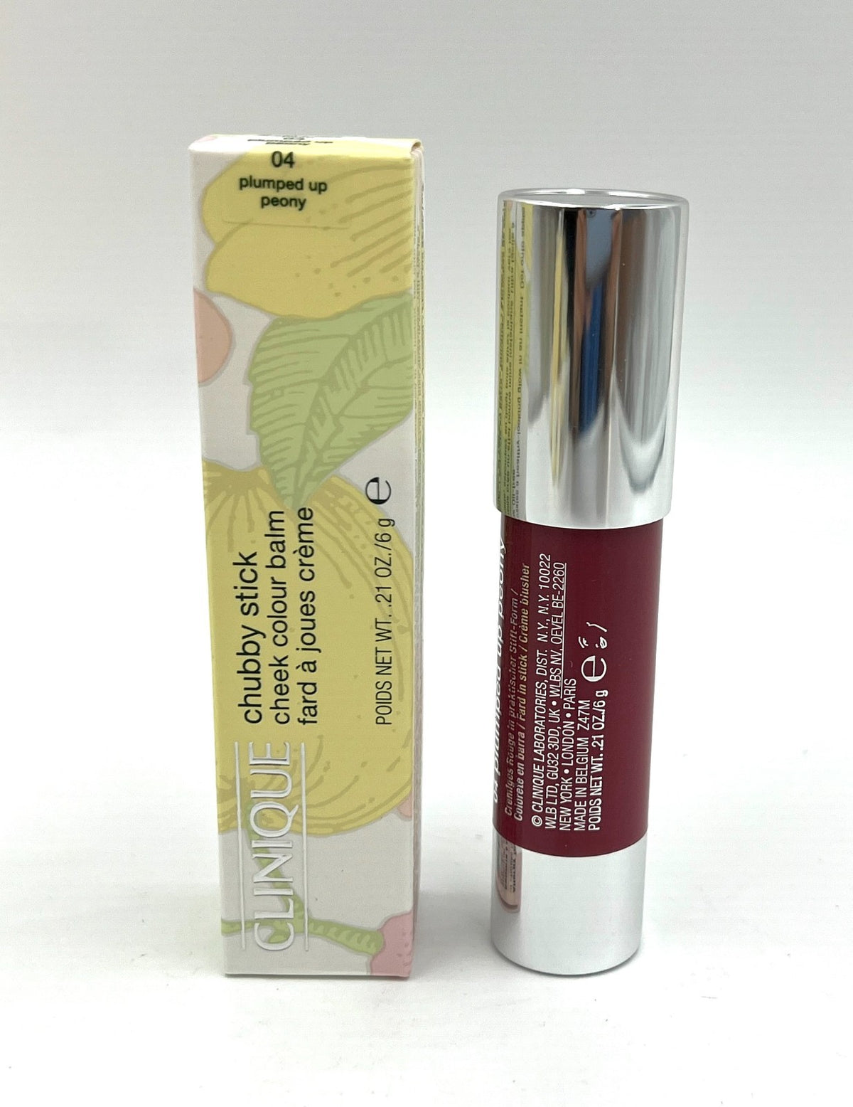 Clinique Cheek Balm 04 Plumped Up Peony - Full Size Lip & Cheek Color