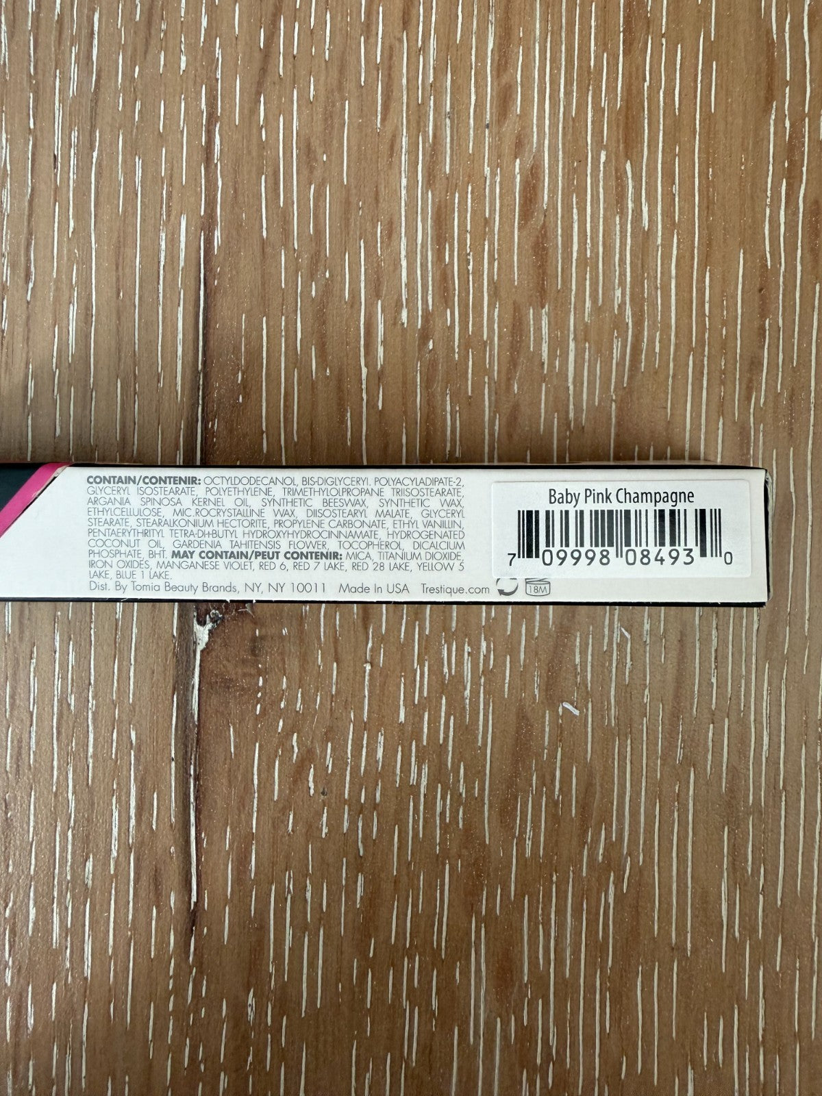 Pink Champagne Lip Balm Crayon - Baby Balm Lip Treatment 0.025oz