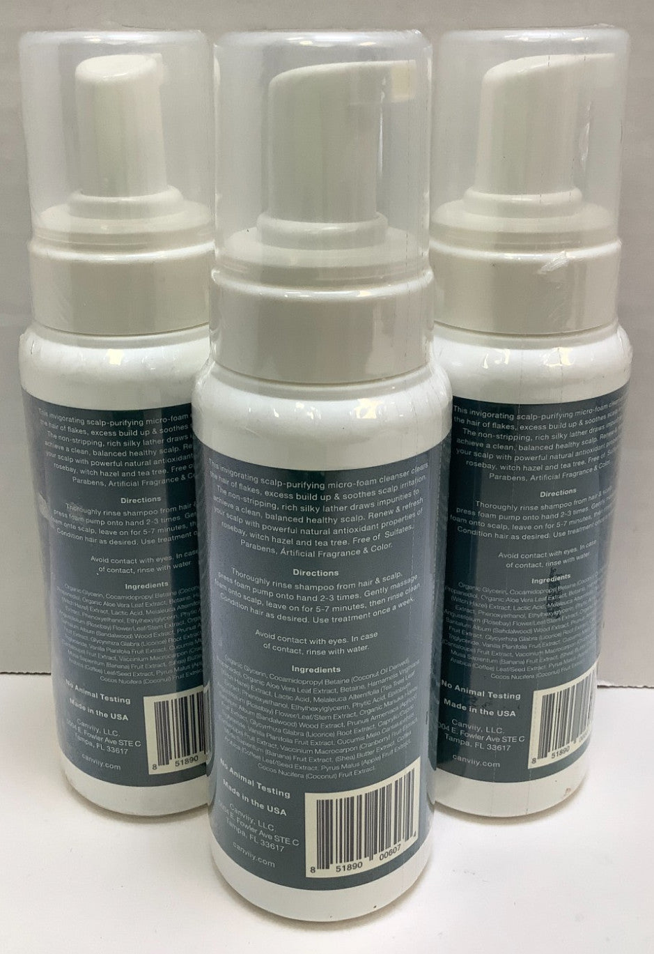Canviiy Scalp Bliss Soothing Purifying Foam Treatment - 8oz, Pack of 3