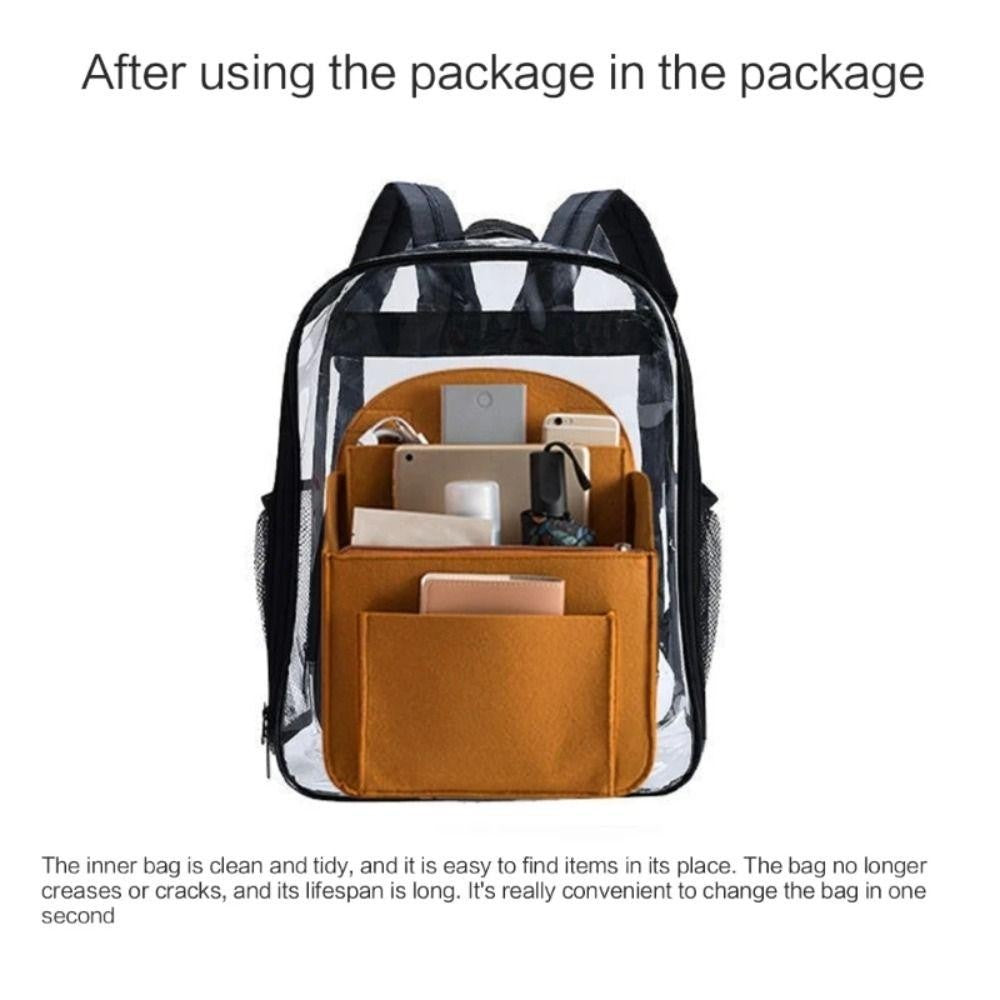 Portable Makeup Organizer Insert for Travel Backpack & Bags - Divider & Storage