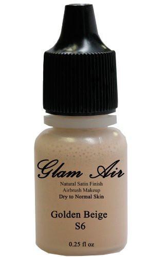 Airbrush Makeup Foundation Satin Water-Base S4 Classic Beige & S6 Golden Beige