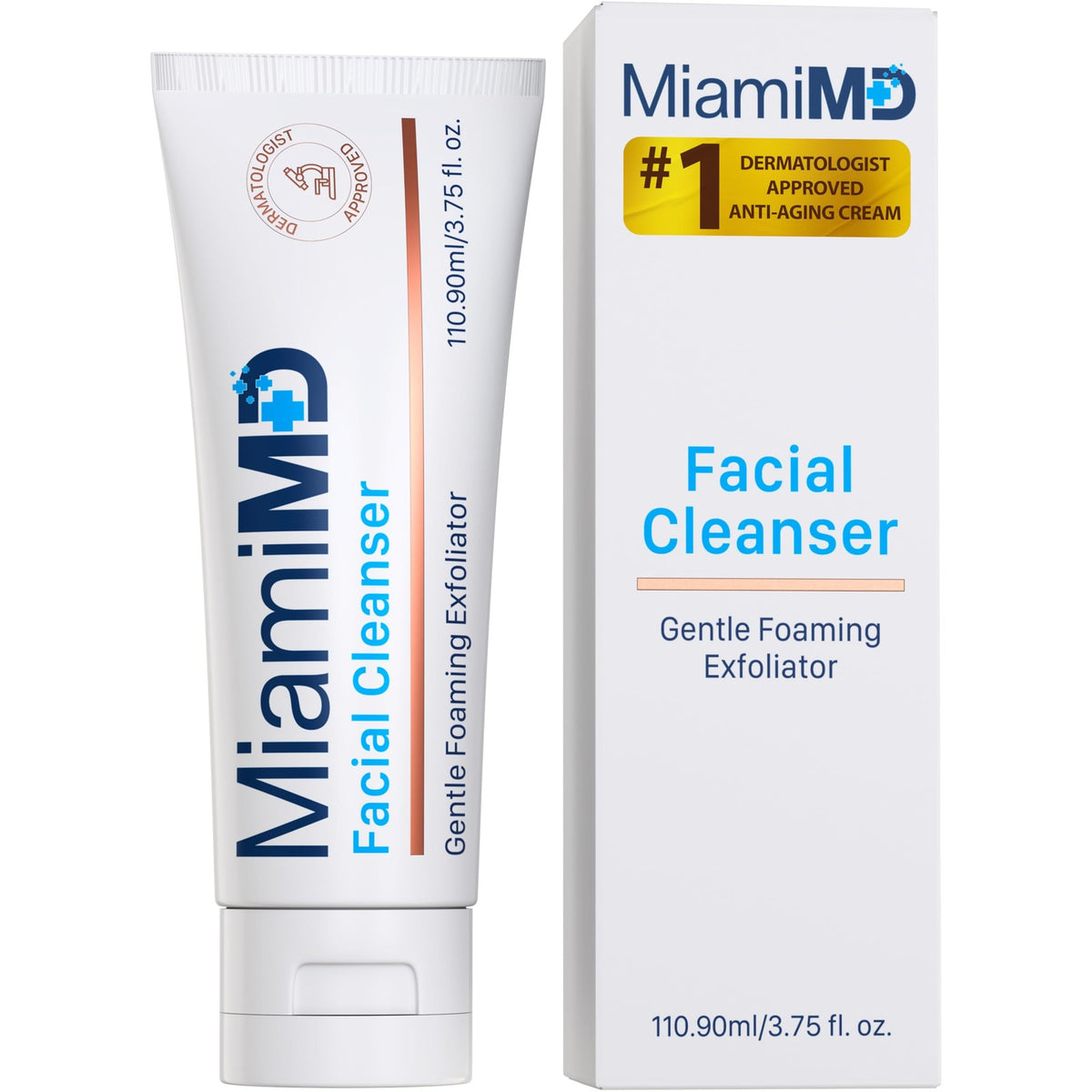 Gentle Facial Cleanser for Dry Sensitive Skin - Hydrating & Anti-Aging 3.75oz