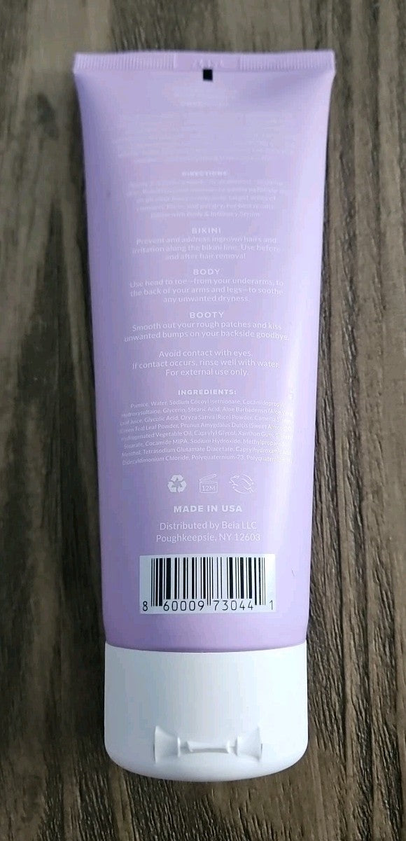 Beia Bikini & Body Scrub 225ML/7.61 oz Fragrance Free NEW