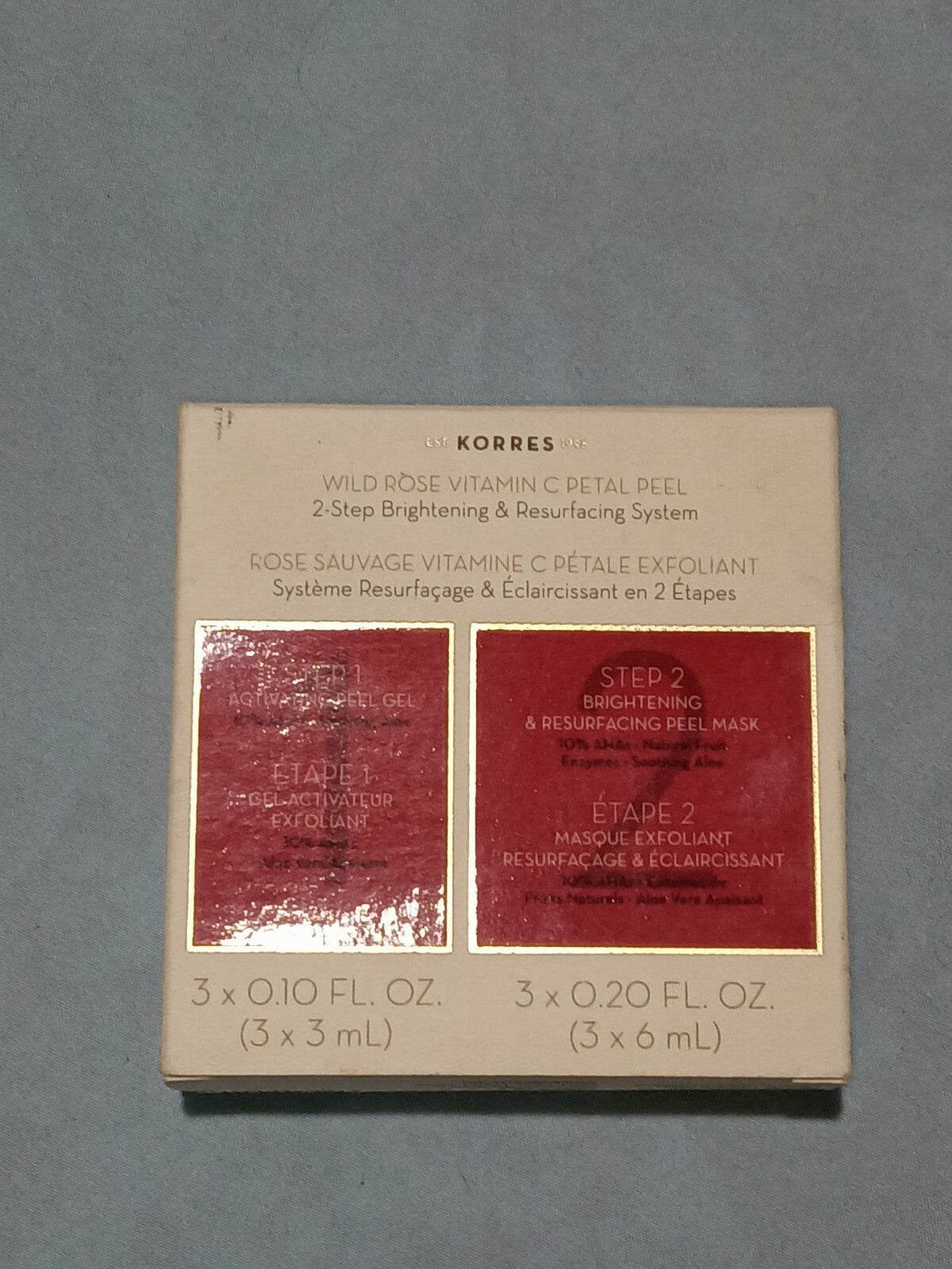 Wild Rose Vitamin C Peel - 2 Step Brightening System