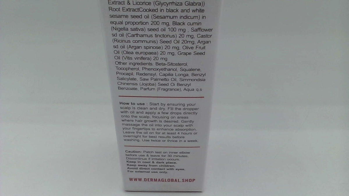 Derma Global 20% High Potency® Hair Growth Oil – Defence Pro Formula