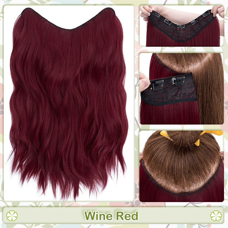 Thick Clip-In Hair Extensions - Real Human Hair Full Head 18 Inch Variety